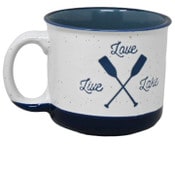 Wholesale - 18oz LOVE LIVE LAKE NAVY DIP MUG, UPC: 840104967843